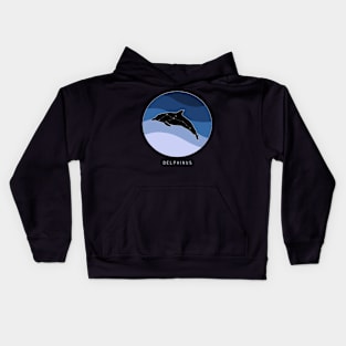 Delphinus Constellation Kids Hoodie